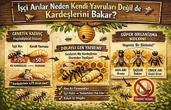 Arı Kovanındaki Genetik Gizem: İşçi Arılar Neden Kendi Yavrularını Değil de Kardeşlerini Büyütür?