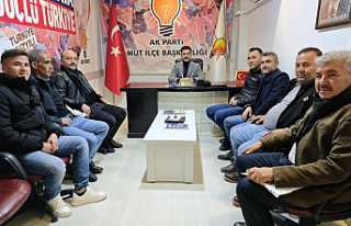 AK Parti Mut İlçe Başkanlığı’na Mahalle Muhtarlarından...