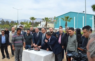 YENİ HİZMET BİNASININ TEMELİ ATILDI