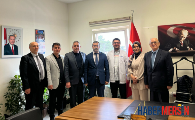 GÜL-AY-DER Heyetinden Gülnar Devlet Hastanesi Başhekimi Dr. Mehmet Kamış’a Ziyaret