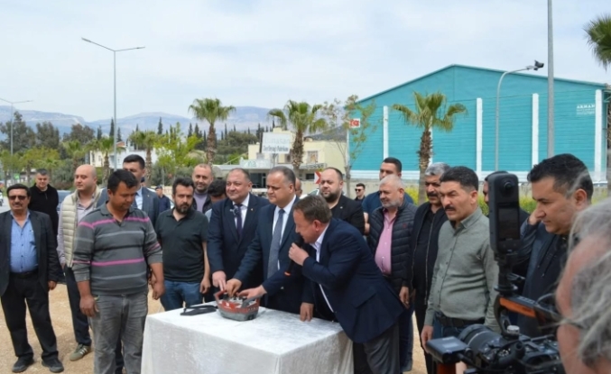 YENİ HİZMET BİNASININ TEMELİ ATILDI